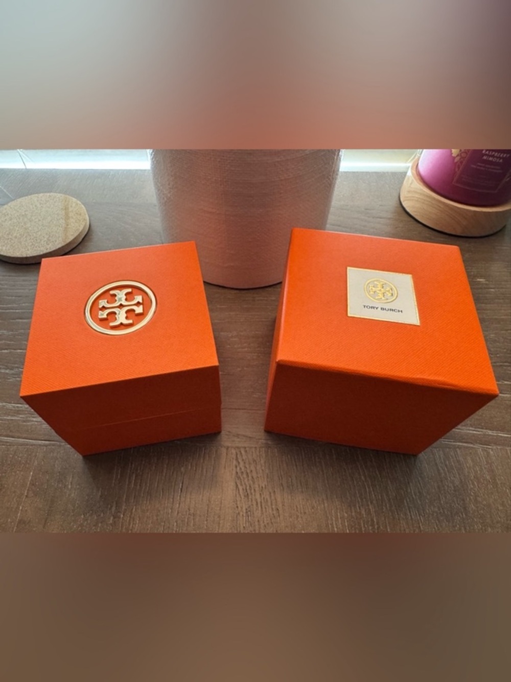NIB Tory Burch Reva Cream Ivory Gold Wrap Bracelet Leather Watch NWT New Classy - Picture 5 of 5